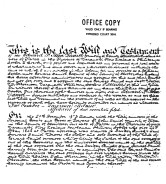 Last Will and Testament of Edward St John Daniel